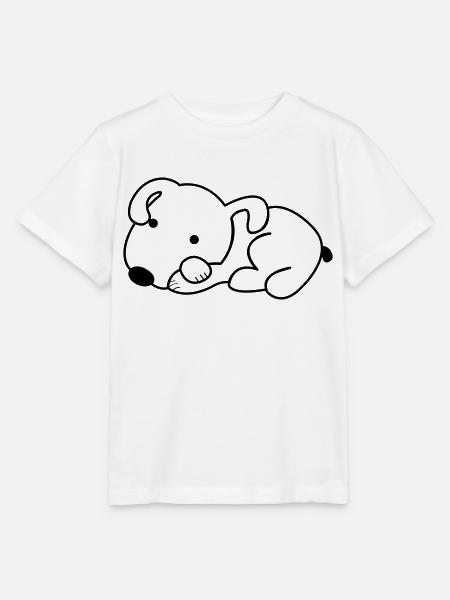 dog - Stanley/Stella Kinder T-Shirt MINI CREATOR  - Weiß