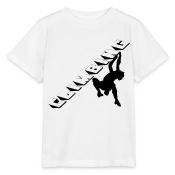 Climbing - Stanley/Stella Kinder T-Shirt MINI CREATOR  - Weiß - Vorne - Maike (125cm)