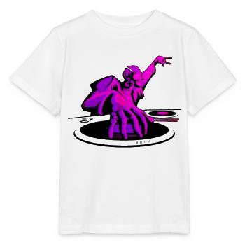 disc jockey - Stanley/Stella MINI CREATOR Kids’ T-Shirt - white - Front - Maike (125cm)