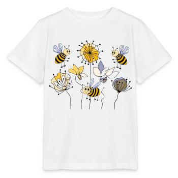 Insectes - T-shirt bio MINI CREATOR Stanley/Stella Enfant - blanc - Devant - Maike (125cm)