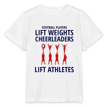 Cheerleader Cheerleading Jubel Lustig - Stanley/Stella Kinder T-Shirt MINI CREATOR  - Weiß - Vorne - Maike (125cm)