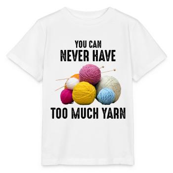 Crochet Crochet Crocheter Drôle - T-shirt bio MINI CREATOR Stanley/Stella Enfant - blanc - Devant - Maike (125cm)