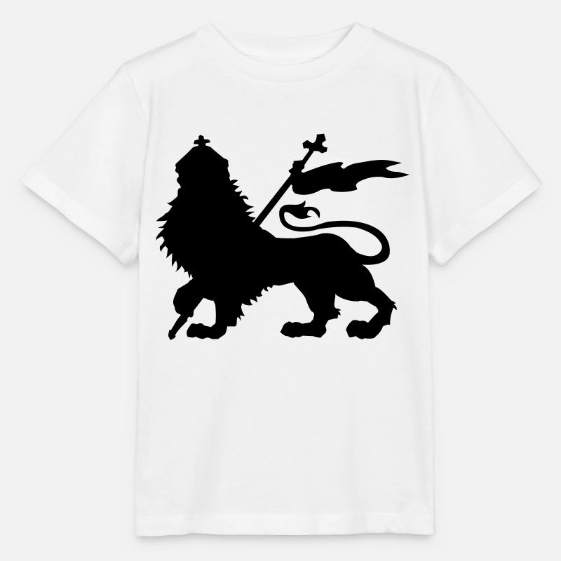 Lion of Judah - T-shirt bio MINI CREATOR Stanley/Stella Enfant - blanc