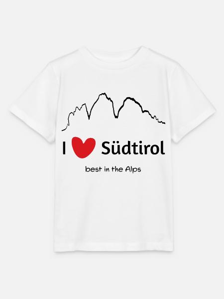 Südtirol (black) - Stanley/Stella Kinder T-Shirt MINI CREATOR - Weiß