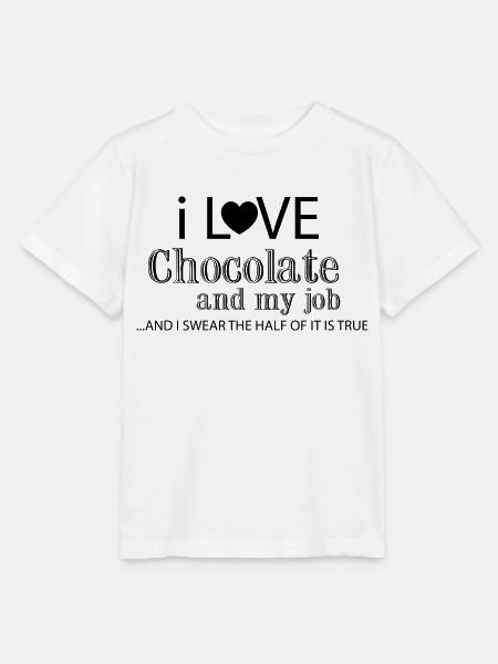 schokolade chocolate - Stanley/Stella Kinder T-Shirt MINI CREATOR  - Weiß