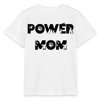 puissance maman maman maman chiens animaux de compagnie maman enfants - T-shirt bio MINI CREATOR Stanley/Stella Enfant - blanc - Devant - Maike (125cm)