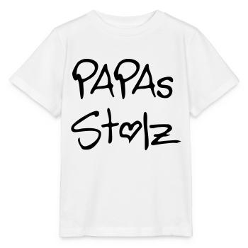La fierté de papa - T-shirt bio MINI CREATOR Stanley/Stella Enfant - blanc - Devant - Maike (125cm)