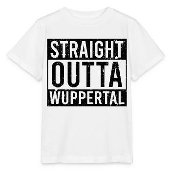 Straight outta Wuppertal black - Stanley/Stella Kinder T-Shirt MINI CREATOR  - Weiß - Vorne - Maike (125cm)