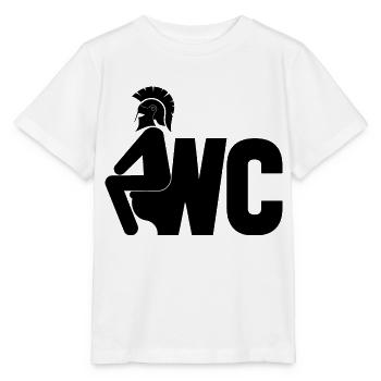 Toilette - Stanley/Stella Kinder T-Shirt MINI CREATOR  - Weiß - Vorne - Maike (125cm)