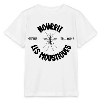nourrit les moustiques - T-shirt bio MINI CREATOR Stanley/Stella Enfant - blanc - Devant - Maike (125cm)