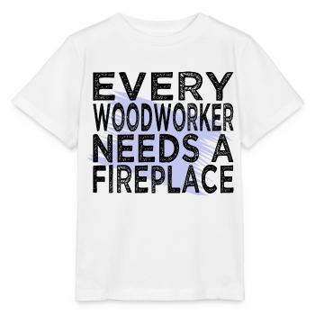union carpenter lumber felling statement - Stanley/Stella Kinder T-Shirt MINI CREATOR  - Weiß - Vorne - Maike (125cm)