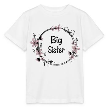 Big Sister - Stanley/Stella Kinder T-Shirt MINI CREATOR  - Weiß - Vorne - Maike (125cm)