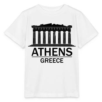 Athen Griechenland - Stanley/Stella Kinder T-Shirt MINI CREATOR  - Weiß - Vorne - Maike (125cm)