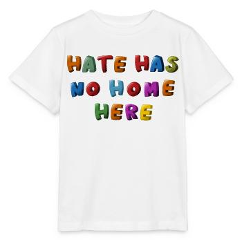 La haine n’a pas sa place ici - T-shirt bio MINI CREATOR Stanley/Stella Enfant - blanc - Devant - Maike (125cm)