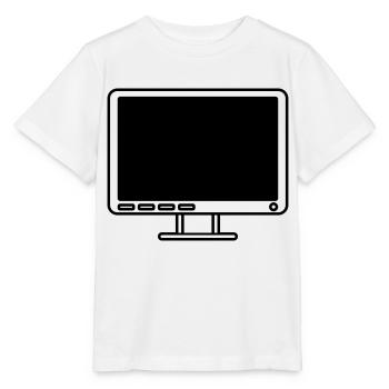Screen Display Computer Icon - Stanley/Stella MINI CREATOR Kids’ T-Shirt - white - Front - Maike (125cm)