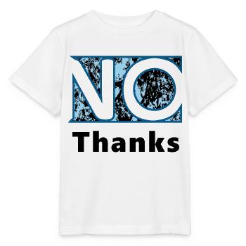 Non merci - T-shirt bio MINI CREATOR Stanley/Stella Enfant - blanc - Devant - Maike (125cm)