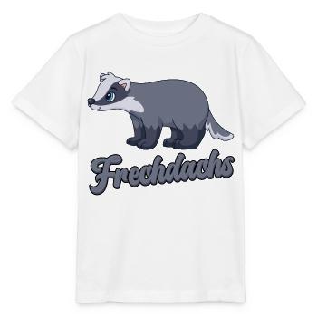 Lustiger, Süßer Dachs, Frechdachs, - Stanley/Stella Kinder T-Shirt MINI CREATOR  - Weiß - Vorne - Maike (125cm)