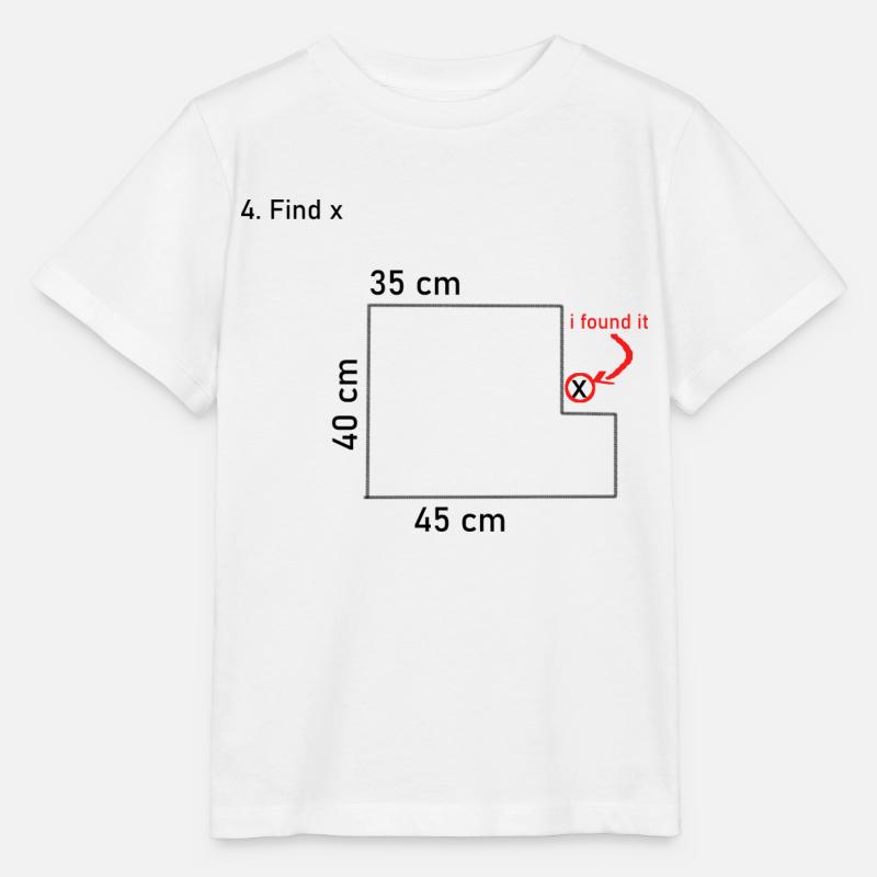 Math Math Blague Cadeau Cadeau Idée Nerdy - T-shirt bio MINI CREATOR Stanley/Stella Enfant - blanc