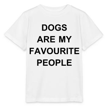 Dog Hund - Stanley/Stella Kinder T-Shirt MINI CREATOR  - Weiß - Vorne - Maike (125cm)