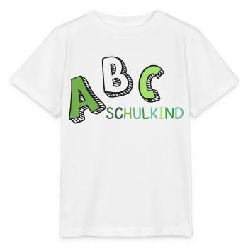 ABC Schulkind gün weiß - Stanley/Stella Kinder T-Shirt MINI CREATOR  - Weiß - Vorne - Maike (125cm)