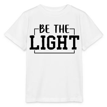 Soyez la lumière - T-shirt bio MINI CREATOR Stanley/Stella Enfant - blanc - Devant - Maike (125cm)