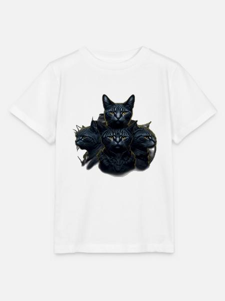 Trendige Katzen - Stanley/Stella Kinder T-Shirt MINI CREATOR - Weiß