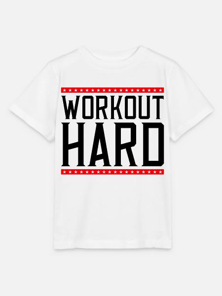 workout hard 2 - Stanley/Stella Kinder T-Shirt MINI CREATOR - Weiß