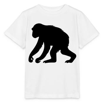 singe - T-shirt bio MINI CREATOR Stanley/Stella Enfant - blanc - Devant - Maike (125cm)