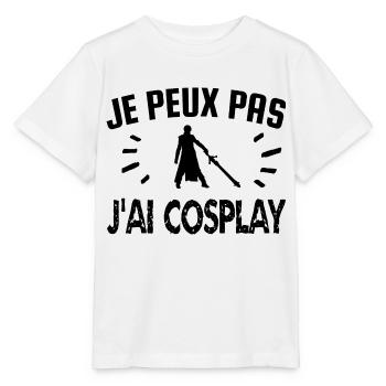 je peux pas j'ai cosplay - T-shirt bio MINI CREATOR Stanley/Stella Enfant - blanc - Devant - Maike (125cm)