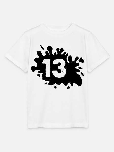 kleckse 13 - Stanley/Stella Kinder T-Shirt MINI CREATOR - Weiß