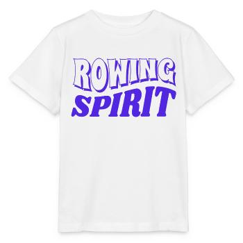 de l’aviron - Aviron - Rameur - Rameur - T-shirt bio MINI CREATOR Stanley/Stella Enfant - blanc - Devant - Maike (125cm)