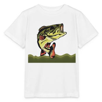 fisch, fisch, angeln, see, meer, angeln, fauna, exotisch - Stanley/Stella Kinder T-Shirt MINI CREATOR  - Weiß - Vorne - Maike (125cm)