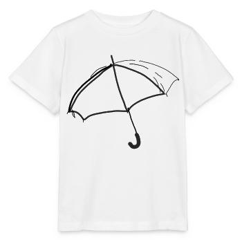 Umbrella Sketch - Stanley/Stella MINI CREATOR Kids’ T-Shirt - white - Front - Maike (125cm)