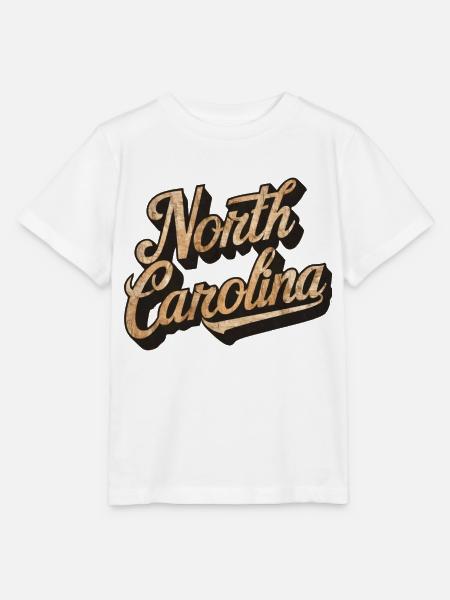 North Carolina - Stanley/Stella Kinder T-Shirt MINI CREATOR  - Weiß