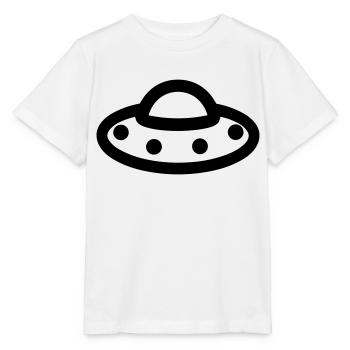 soucoupe volante - T-shirt bio MINI CREATOR Stanley/Stella Enfant - blanc - Devant - Maike (125cm)