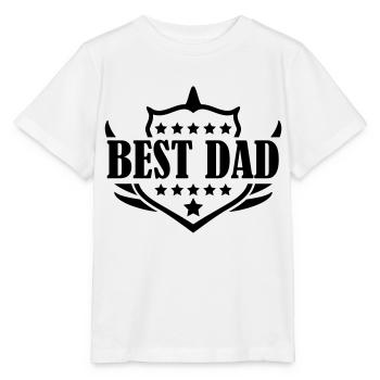best dad - Stanley/Stella MINI CREATOR Kids’ T-Shirt - white - Front - Maike (125cm)