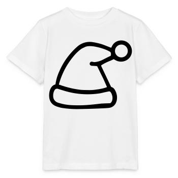 bonnet de noel - T-shirt bio MINI CREATOR Stanley/Stella Enfant - blanc - Devant - Maike (125cm)