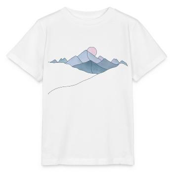 Serene Mountain Sunrise Serene Mountain - Stanley/Stella MINI CREATOR Kids’ T-Shirt - white - Front - Maike (125cm)