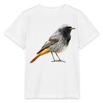 Rotschwanz Robin - Stanley/Stella Kinder T-Shirt MINI CREATOR  - Weiß - Vorne - Maike (125cm)
