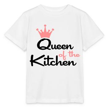 T-shirts for women who like to cook - Stanley/Stella MINI CREATOR Kids’ T-Shirt - white - Front - Maike (125cm)