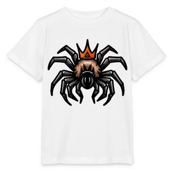 Tarentule Cartoon Couronne - T-shirt bio MINI CREATOR Stanley/Stella Enfant - blanc - Devant - Maike (125cm)