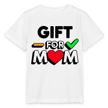Valentine's Day Gift for Mom happy Valentine's Day - T-shirt bio MINI CREATOR Stanley/Stella Enfant - blanc - Devant - Maike (125cm)