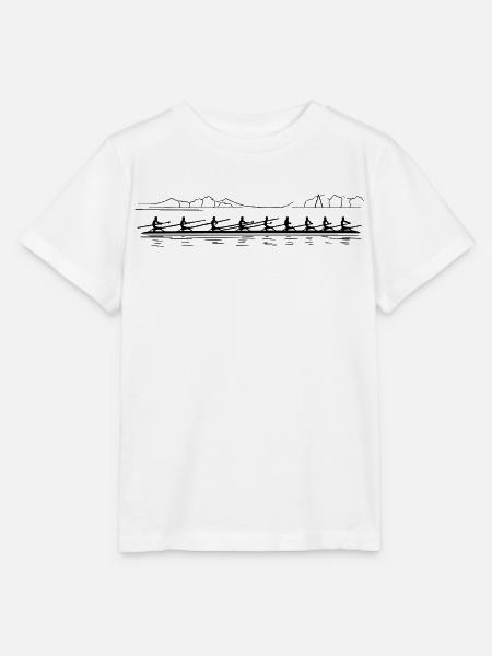 Ruderteam Skizze - Stanley/Stella Kinder T-Shirt MINI CREATOR - Weiß