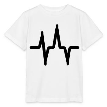 Heartbeat - Stanley/Stella MINI CREATOR Kids’ T-Shirt - white - Front - Maike (125cm)