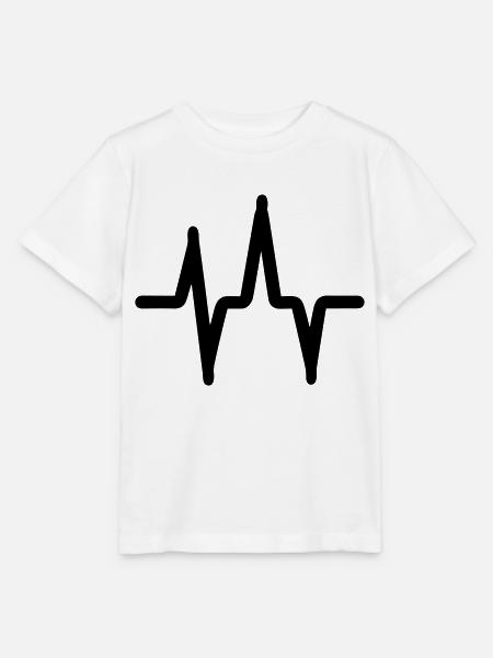 Herzschlag - Stanley/Stella Kinder T-Shirt MINI CREATOR - Weiß