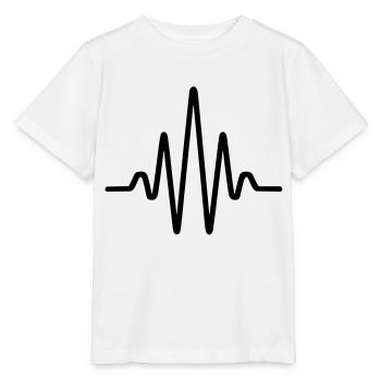 Pulse, heartbeat - Stanley/Stella MINI CREATOR Kids’ T-Shirt - white - Front - Maike (125cm)