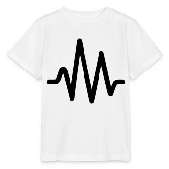 Heartbeat, pulse - Stanley/Stella MINI CREATOR Kids’ T-Shirt - white - Front - Maike (125cm)