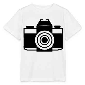 Kamera - Stanley/Stella Kinder T-Shirt MINI CREATOR  - Weiß - Vorne - Maike (125cm)