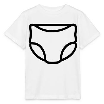 Couche - T-shirt bio MINI CREATOR Stanley/Stella Enfant - blanc - Devant - Maike (125cm)