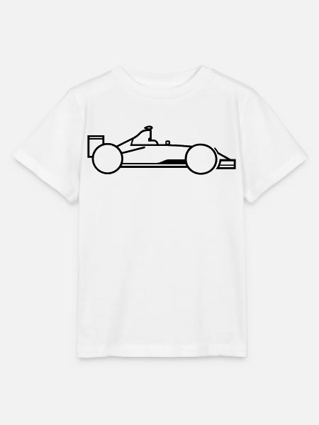 Rennwagen - Stanley/Stella Kinder T-Shirt MINI CREATOR - Weiß